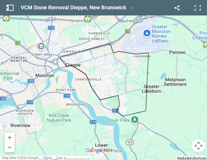 VCM Snow Removal Map VCM Snow Removal Map